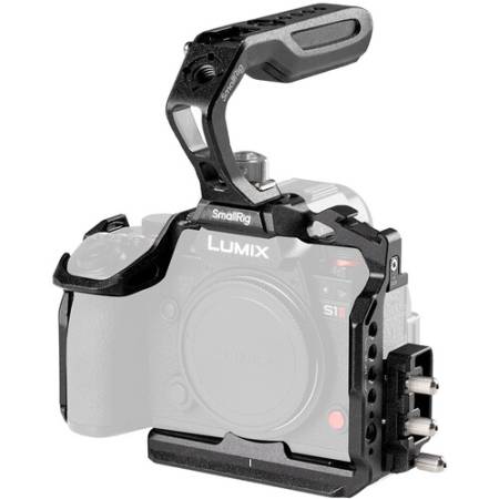 SmallRig 5503 Black Mamba - zestaw, klatka + uchwyt górny + zacisk kabla HDMI i USB-C, do Panasonic Lumix S1R II / S1 II